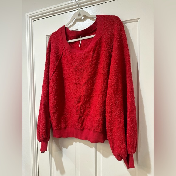 Free People Found my Friend sweater red - Picture 9 of 16